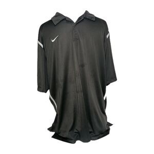 Nike Golf Polo Shirt Dri-FIT Men's Dark Grey Lightweight Performance Size XL